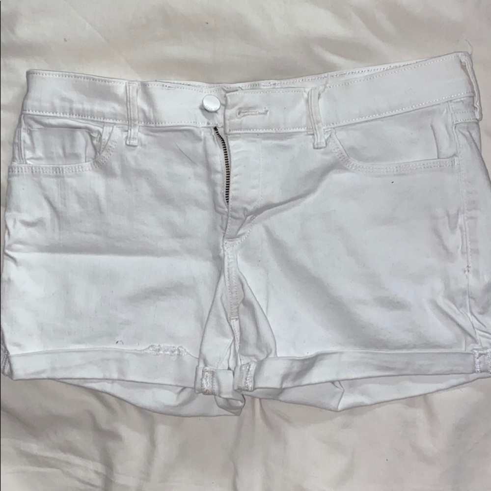 White shorts! Abercrombie and Fitch